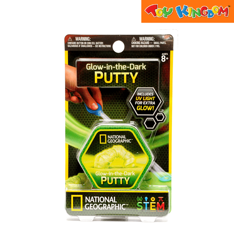 National Geographic STEM Nation Geographic Glow-in-the-Dark Putty