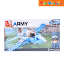 Sluban 6-in-1 Army Fighter Jet Building Bricks