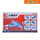Sluban 6-in-1 Army Fighter Jet Building Bricks