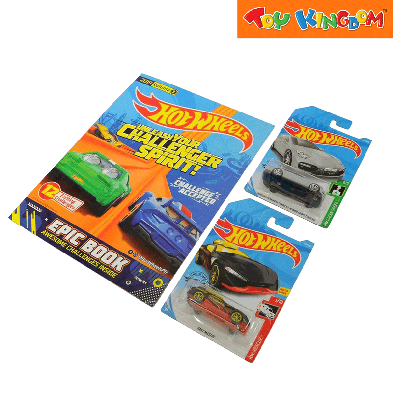 Hot Wheels with 2 Cars Epic Book