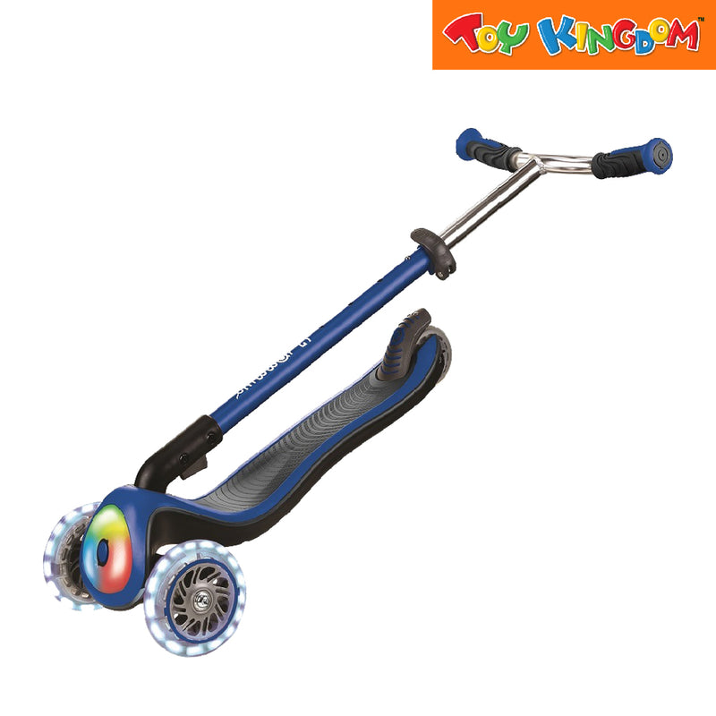 Globber Elite Prime Foldable 3-Wheel Scooter with Lights