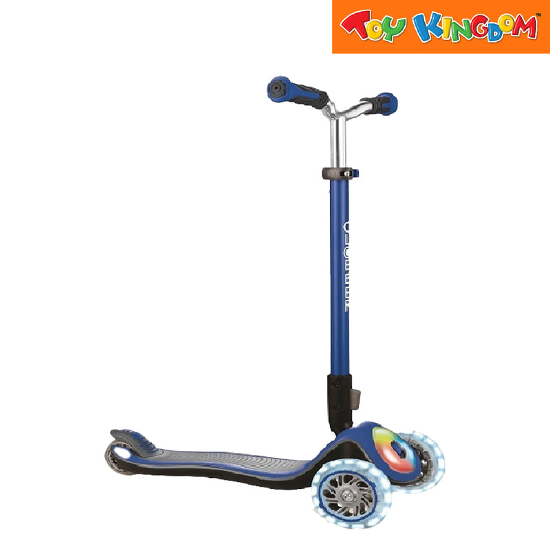 Globber Elite Prime Foldable 3-Wheel Scooter with Lights