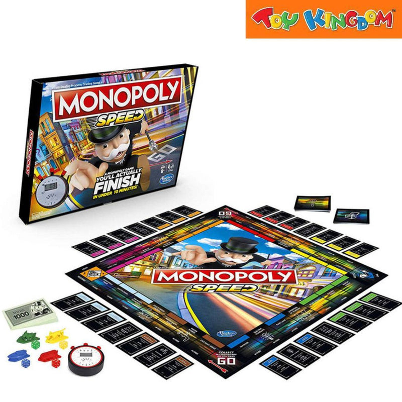 Hasbro Gaming Monopoly Speed Multiplayer Board Game