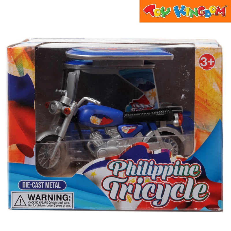 PhilCraft Philippine Tricycle Blue 5 inch Die-cast Vehicle