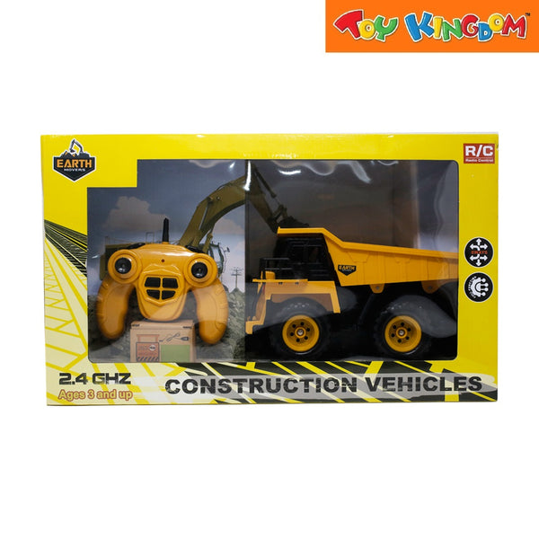 Earth Movers Construction Vehicles Dump Truck RC Toy for Boys