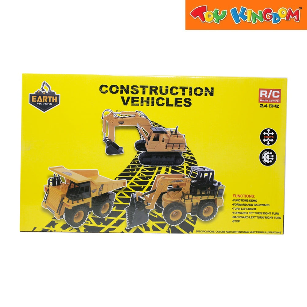 Earth Movers Construction Vehicles Dump Truck RC Toy for Boys