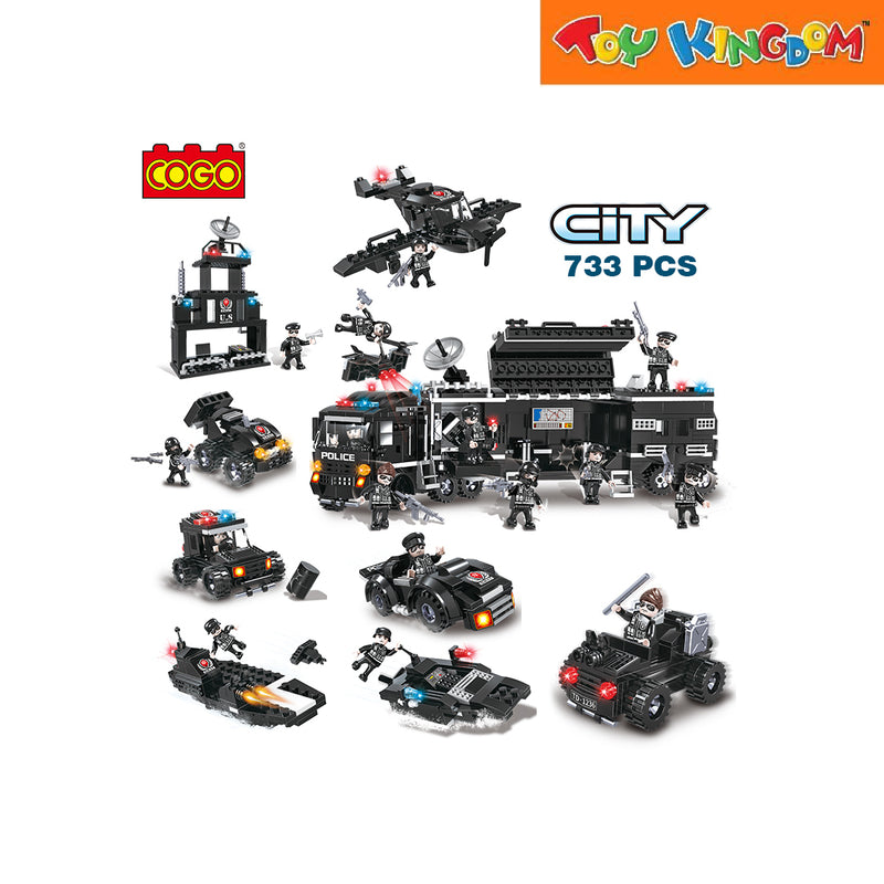 Cogo City Police Boat 94 Pcs. Building Blocks