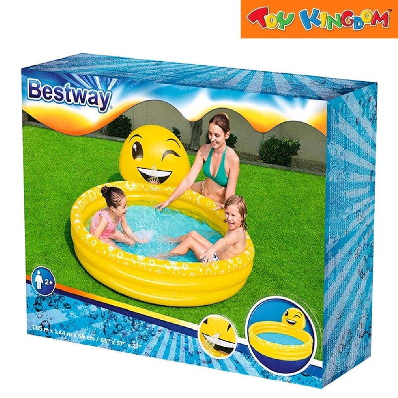 Bestway 65in x 57in x 27in Summer Smiles Sprayer Pool