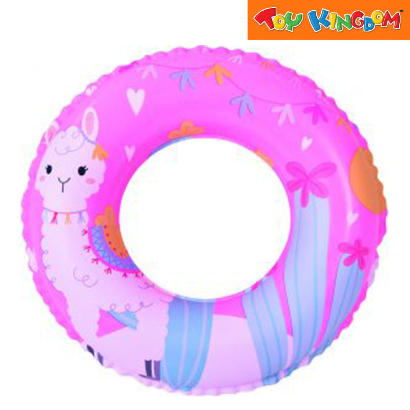 Jilong Alpaca Pink 20 inch Inflatable Swim Ring