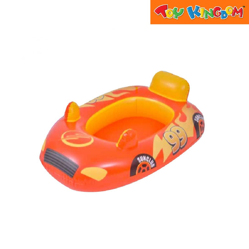 Jilong Kids Boat Red 34 x 24 inch Inflatable Pool Ride-On