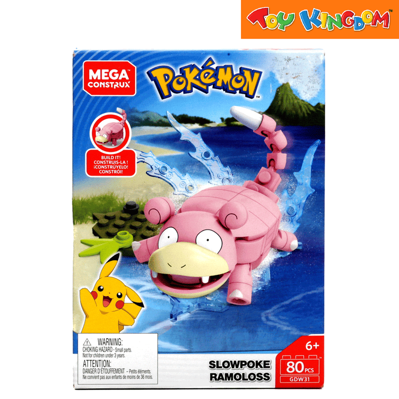 Mega Construx Pokemon Slowpoke Ramoloss Blocks