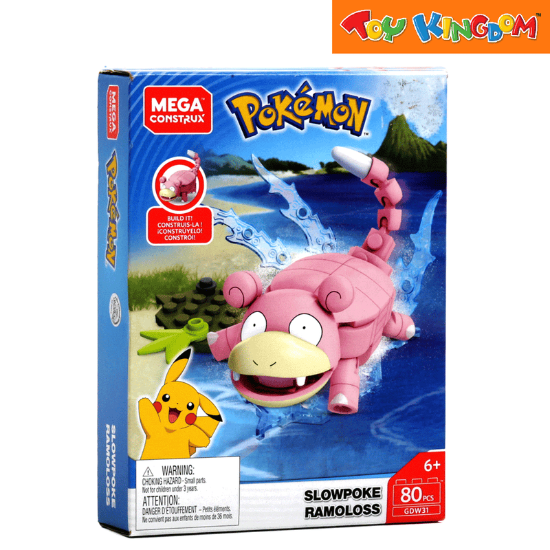 Mega Construx Pokemon Slowpoke Ramoloss Blocks