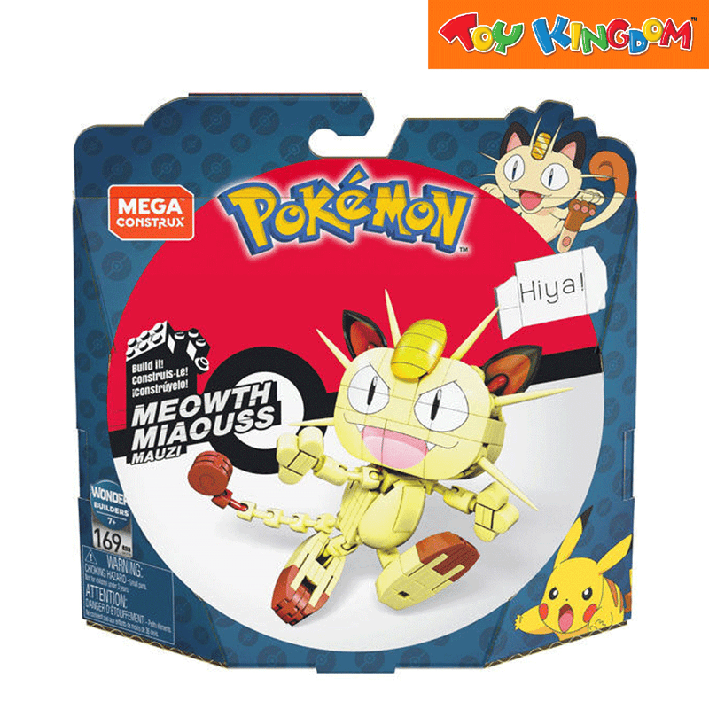 Mega Construx Pokemon Meowth Blocks
