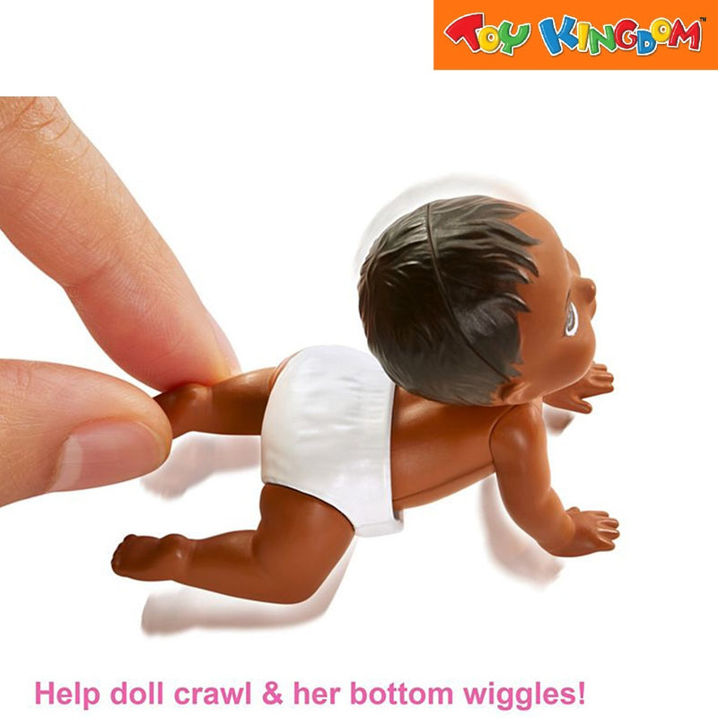Barbie Babysitter Feature Baby Crawling and Playtime