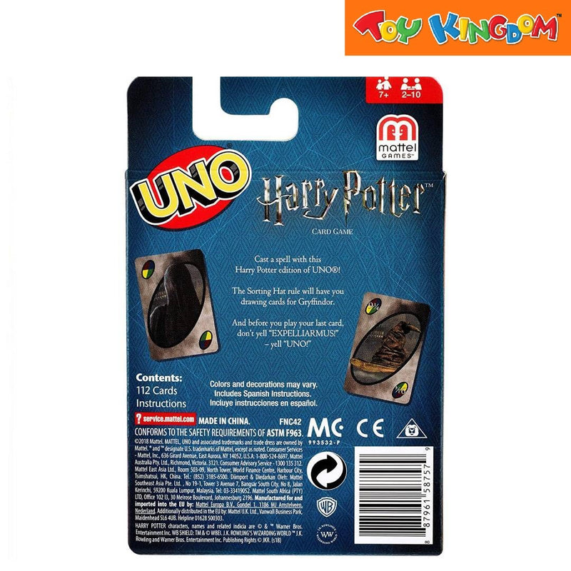 Mattel Games UNO Harry Potter Card Game