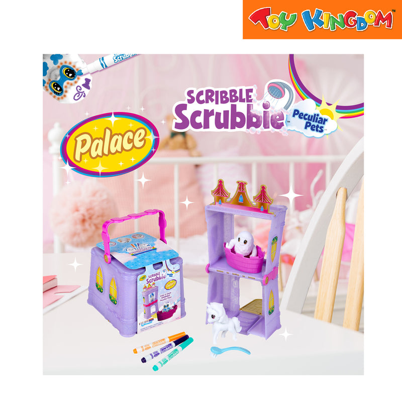 Crayola Scribble Scrubbie Peculiar Pets Palace Playset
