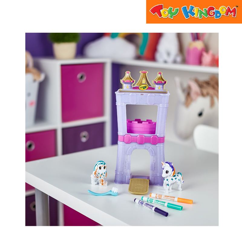 Crayola Scribble Scrubbie Peculiar Pets Palace Playset