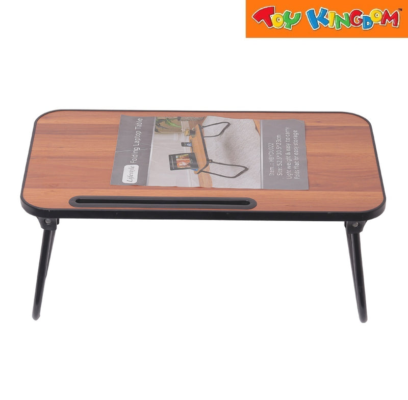 Brown Foldable and Lightweight Lap Desk Table
