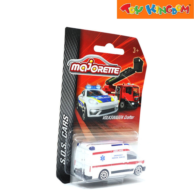 Majorette S.O.S Cars Vokswagen Crafter Ambulance Die-cast Vehicle