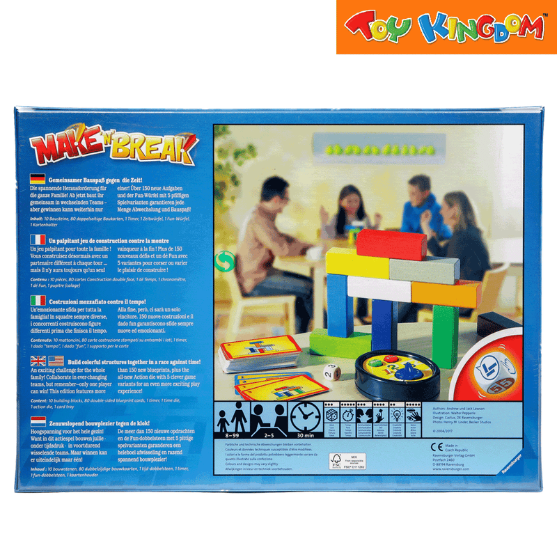 Ravensburger Make 'N' Break - Family Game, Multicolor