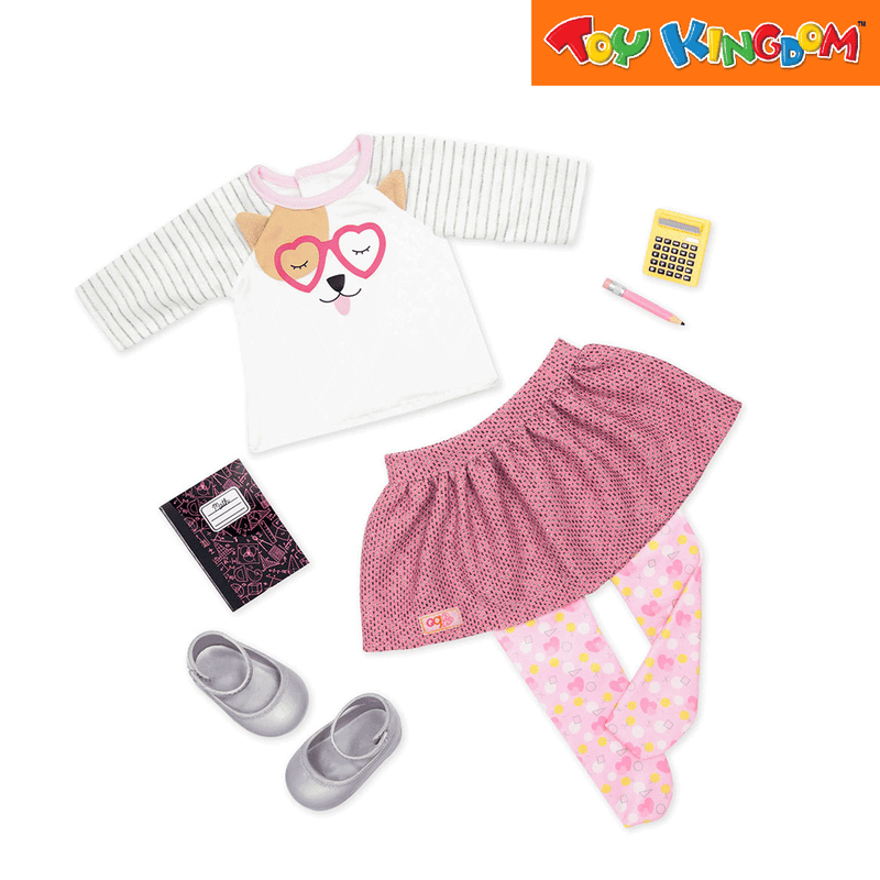 Our Generation Classroom Cutie Classroom Math Class Doll Outfit and Accessories Set