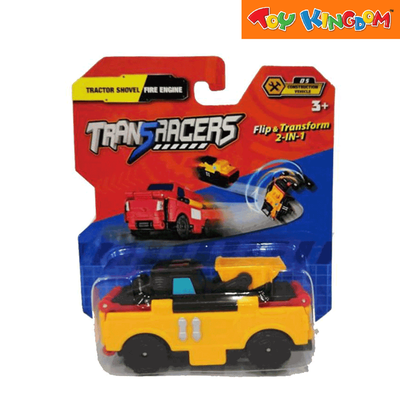 Auldey Transracers Tractor Shovel/Fire Engine