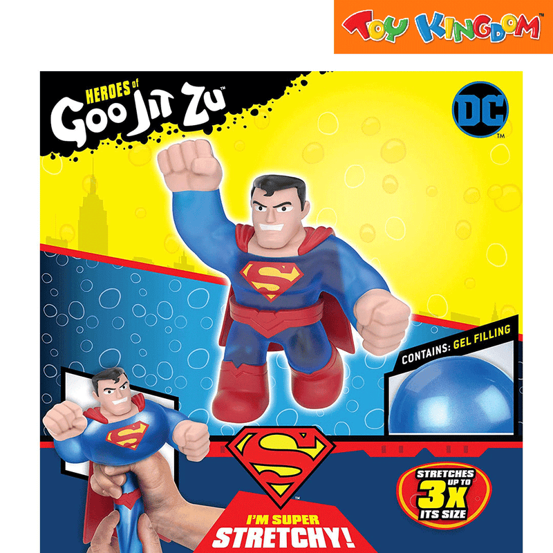 Heroes of Goo Jit Zu DC Hero Pack Superman Stretchable Figure