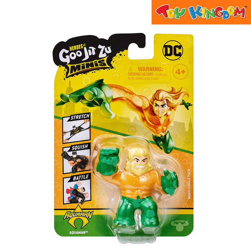 Heroes of Goo Jit Zu DC Hero Pack Aquaman Stretchable Figure