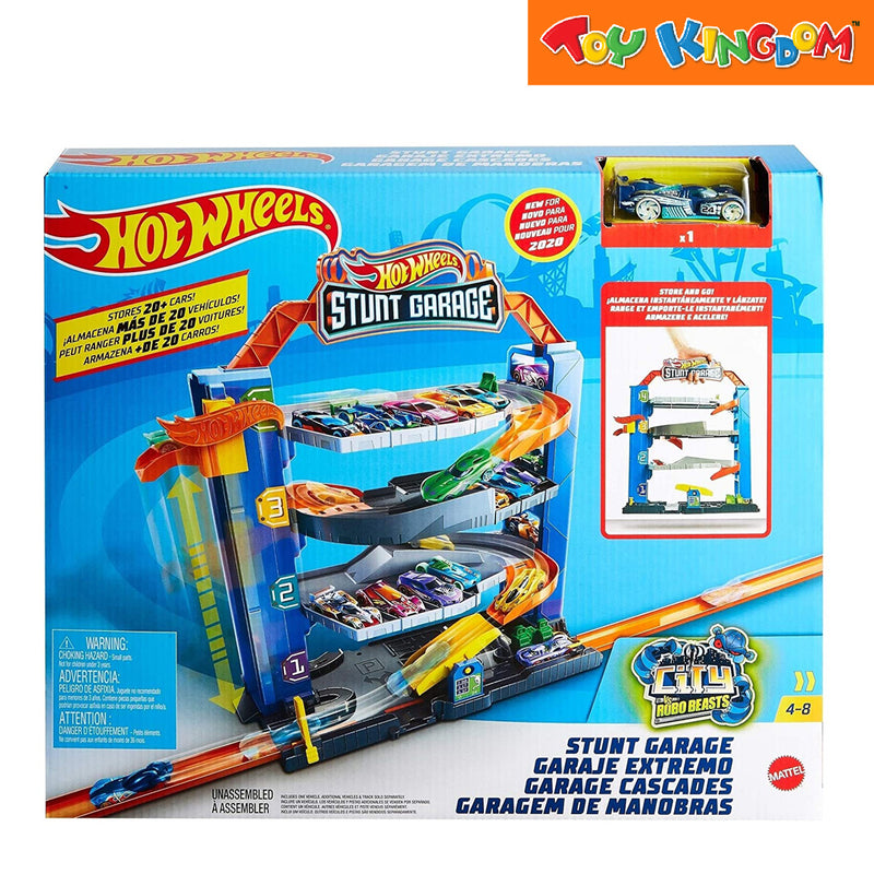 Hot Wheels City Stunt Garage Toy Kingdom