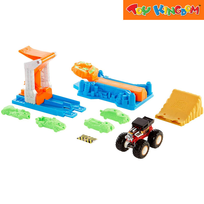 Hot Wheels Monster Truck Ecl Carsplosion Playset