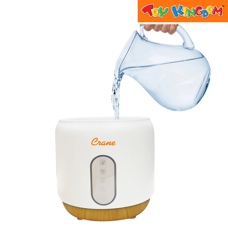 Crane 5-in-1 Ultrasonic Top Fill Warm and Cool Mist Humidifier + Air Purifier