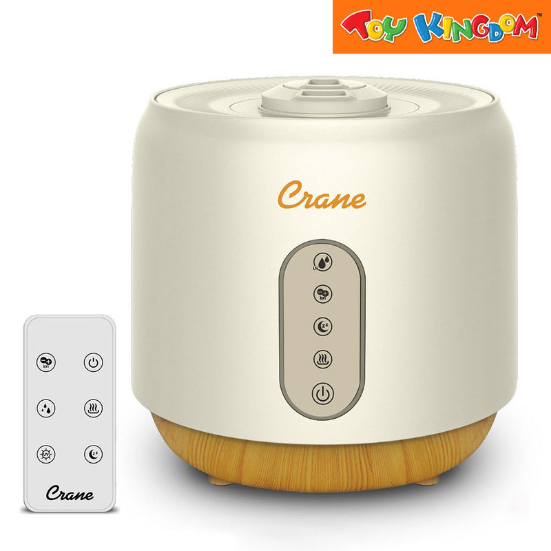 Crane 5-in-1 Ultrasonic Top Fill Warm and Cool Mist Humidifier + Air Purifier