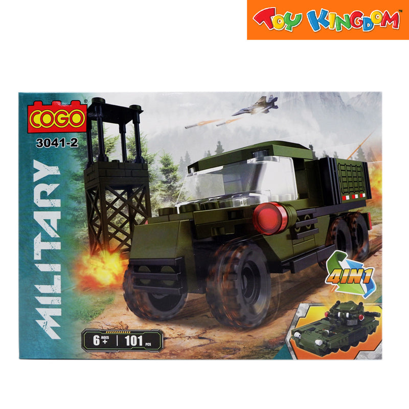 Cogo Military Military Tank Building Blocks