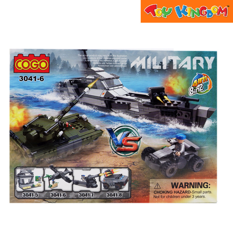 Cogo Military Airplane Building Blocks