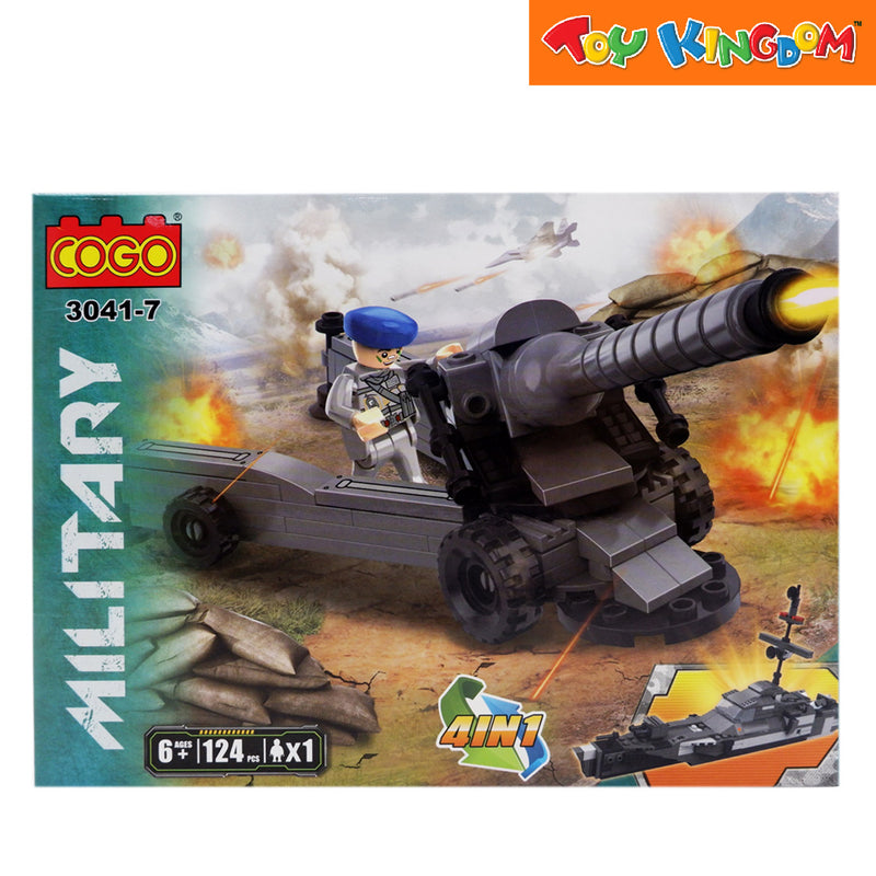 Cogo Military Cannon Building Blocks