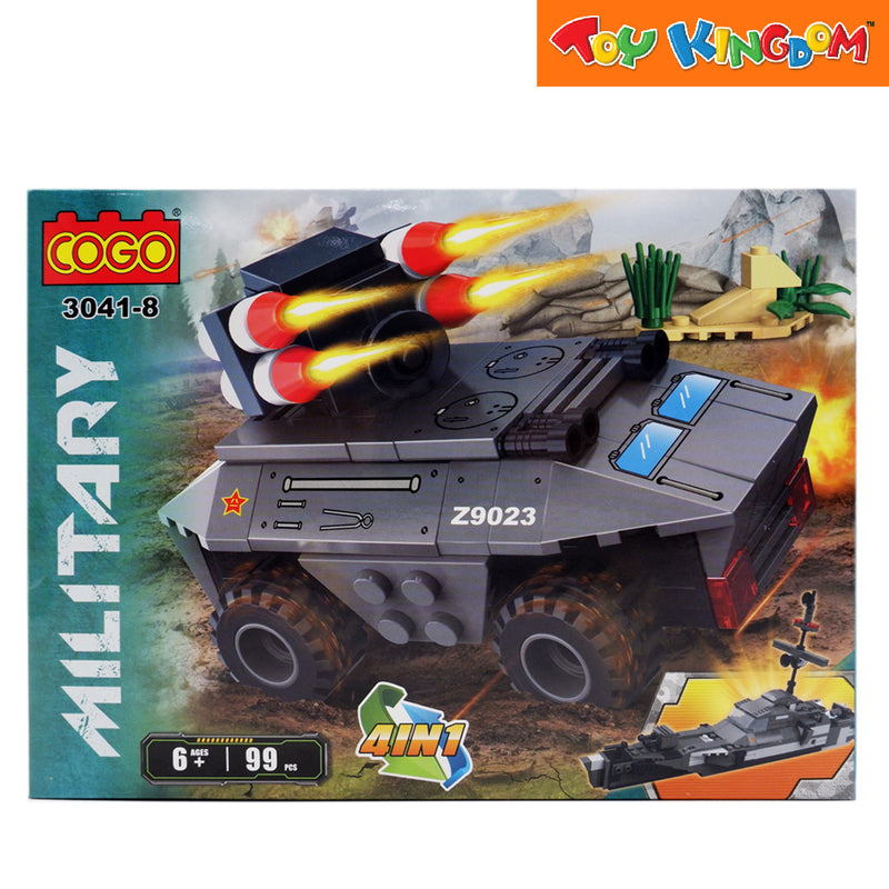 Cogo Military Tank Building Blocks