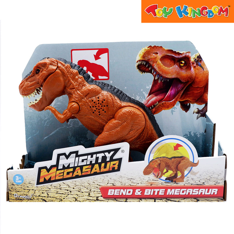 Dragon-i Bend and Bite Mighty Megasaur Brown Mid Size Dinosaur