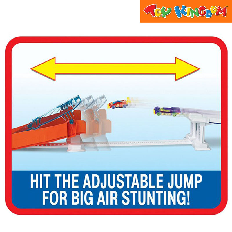 Hot Wheels Flying Custom Race and Jump Track Set