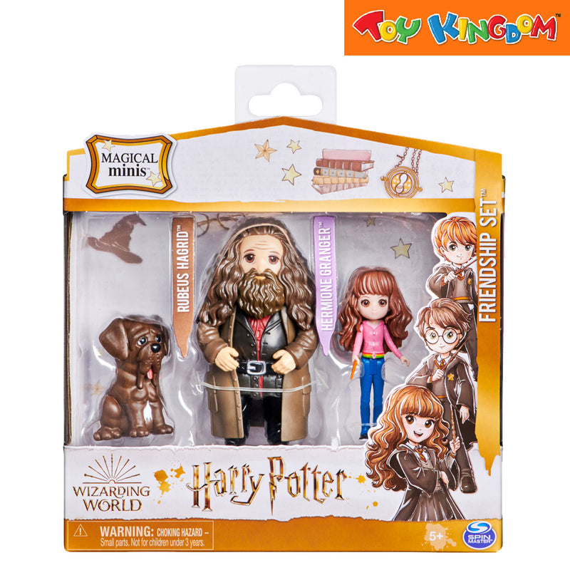 Harry Potter Wizarding World Magical Mini Friendship Pack Hermione and Hagrid Playset