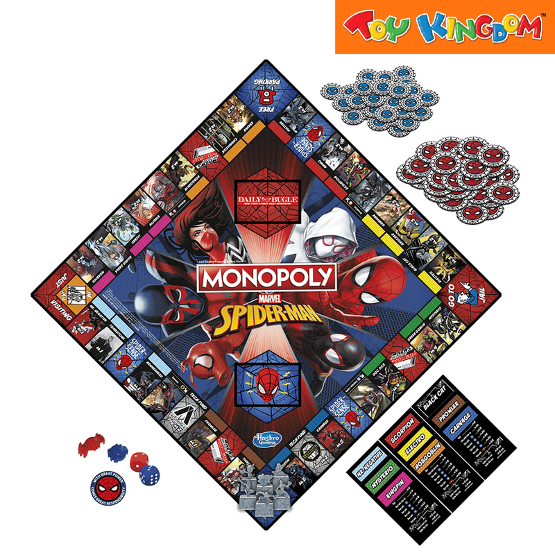 Hasbro Gaming Monopoly Marvel Avengers Spider-Man Board Game