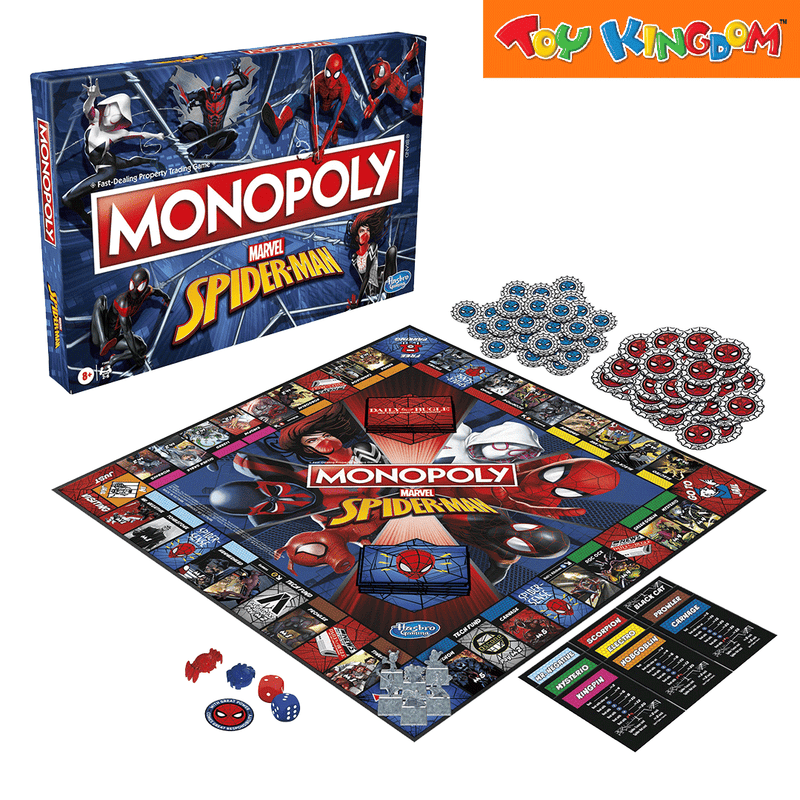 Hasbro Gaming Monopoly Marvel Avengers Spider-Man Board Game