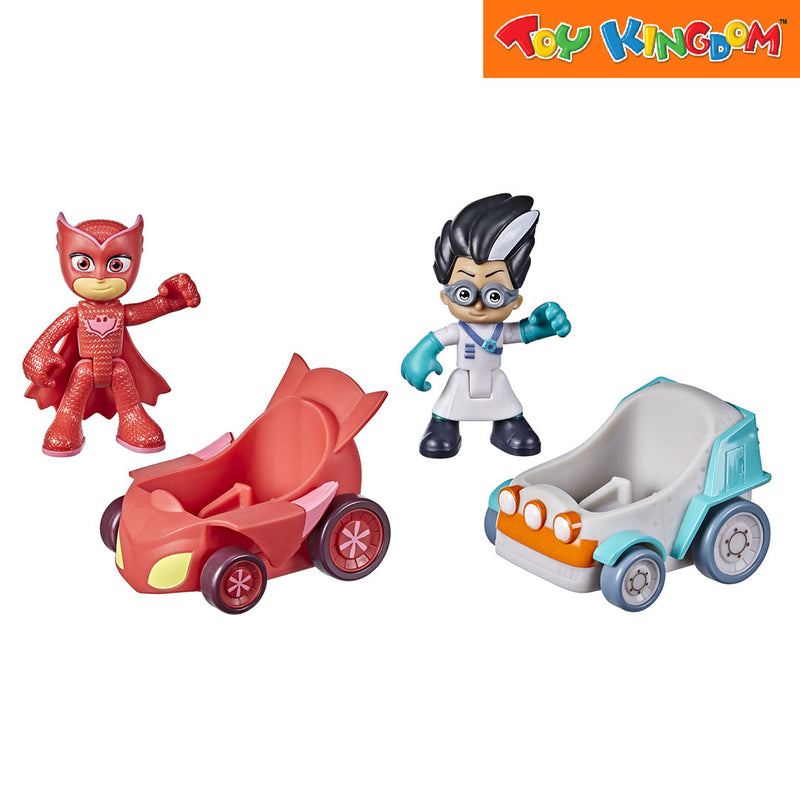 PJ Masks Owlette Vs. Romeo Battle Racers