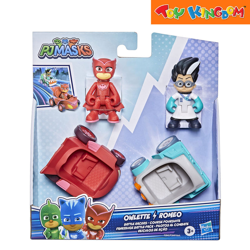 PJ Masks Owlette Vs. Romeo Battle Racers