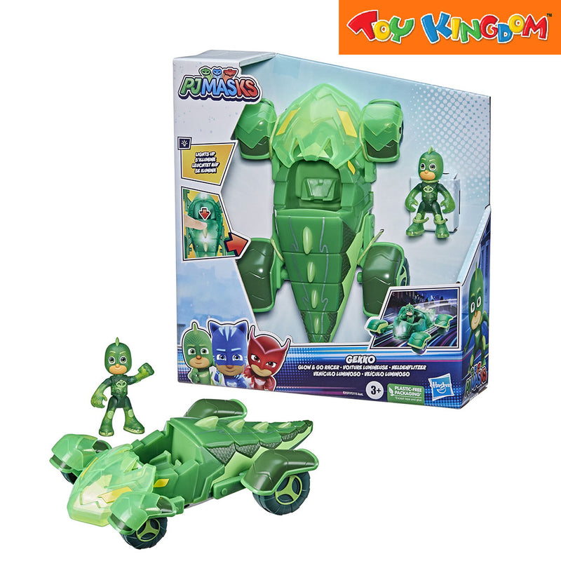 PJ Masks Glow and Go Tech Racer Gekko Racer