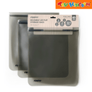 Zippies Steel Gray 3 pcs XL Reusable Lay Flat Storage Bags