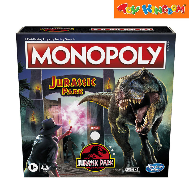 Hasbro Gaming Monopoly Jurassic Park Board Game