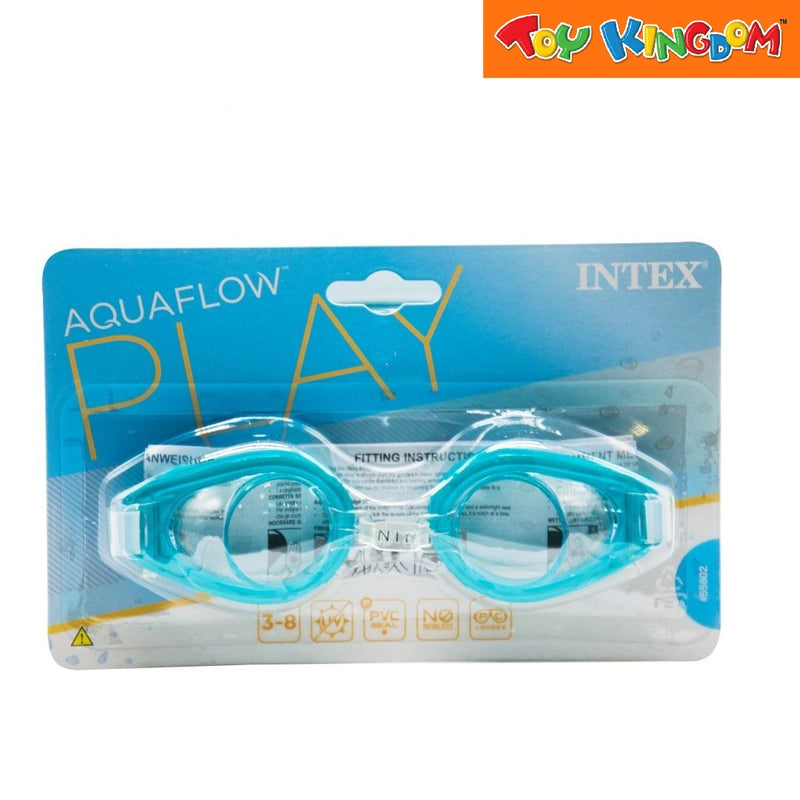 Intex Aquaflow Play Blue Green Clear Goggles