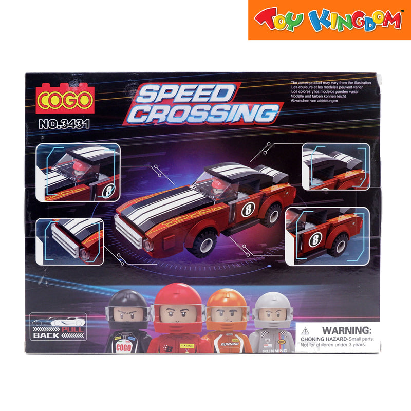 Cogo Speed Crossing Racing Car Building Blocks