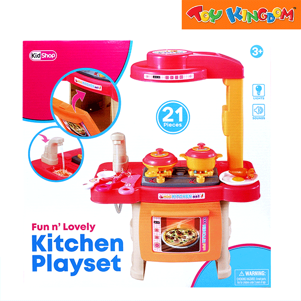 KidShop Fun and Lovely Kitchen Playset