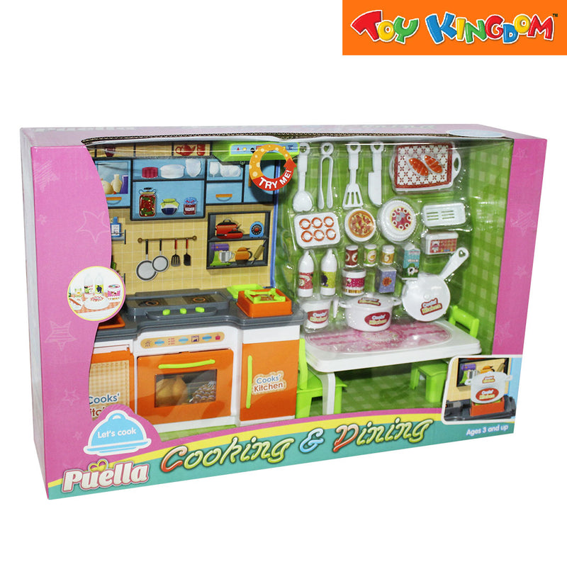 Puella Cooking and Dining Playset
